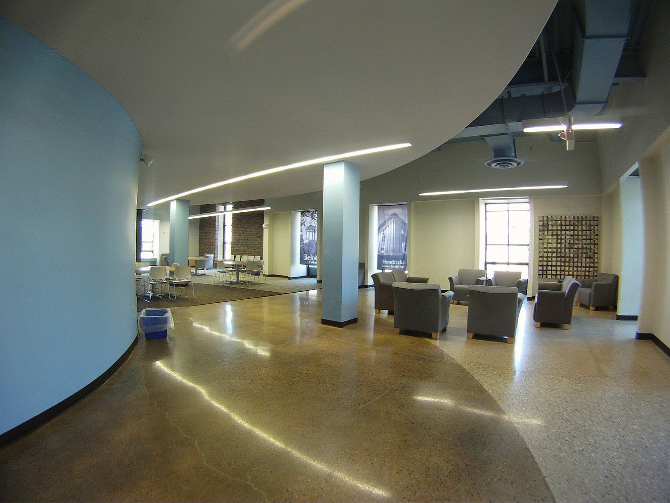 Photo of the lobby of Hendricks Center for the Arts