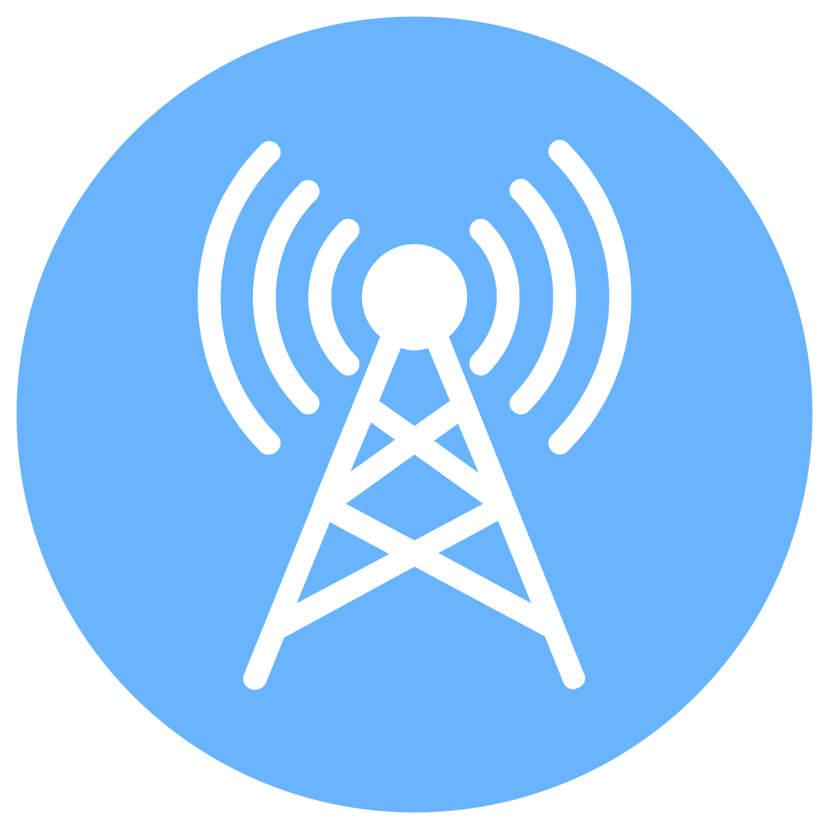 Wireless tower icon