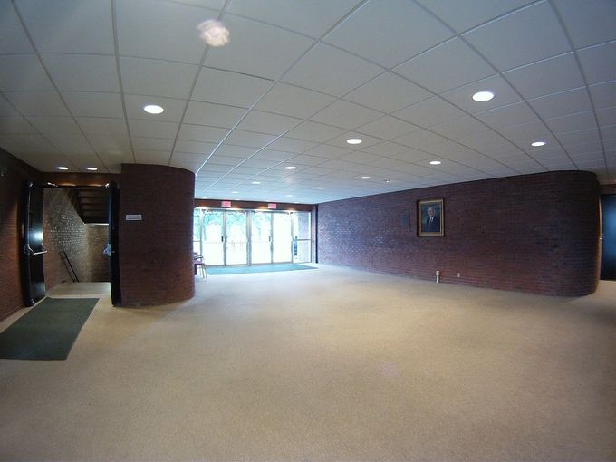 Photo of Mayer Hall lobby